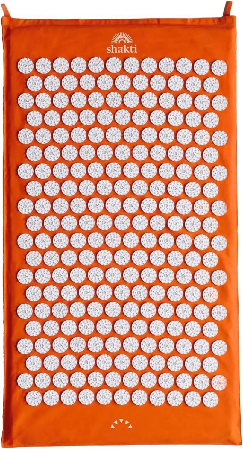 ShaktiMat Original Akupressurmatte mit GOTS-zertifizierter Bio-Baumwolle in Orange